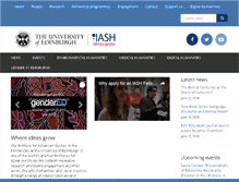 Tablet Screenshot of iash.ed.ac.uk