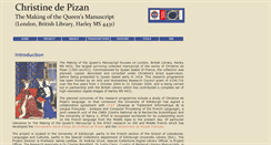 Desktop Screenshot of pizan.lib.ed.ac.uk