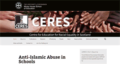 Desktop Screenshot of ceres.education.ed.ac.uk