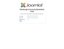 Tablet Screenshot of basketball.eusu.ed.ac.uk
