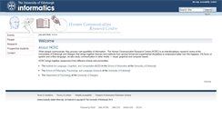 Desktop Screenshot of hcrc.ed.ac.uk
