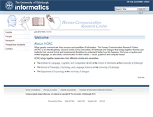 Tablet Screenshot of hcrc.ed.ac.uk