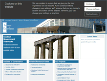 Tablet Screenshot of institute-of-governance.ed.ac.uk