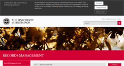 Desktop Screenshot of dataprotection.ed.ac.uk