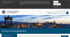 Desktop Screenshot of maths.ed.ac.uk