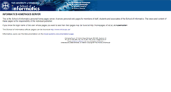 Desktop Screenshot of homepages.inf.ed.ac.uk