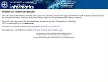 Tablet Screenshot of homepages.inf.ed.ac.uk