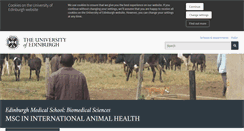 Desktop Screenshot of internationalanimalhealth.ed.ac.uk