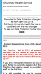 Mobile Screenshot of health-service.ed.ac.uk