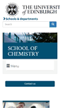 Mobile Screenshot of chem.ed.ac.uk