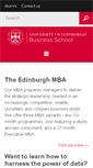 Mobile Screenshot of business-school.ed.ac.uk