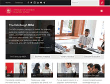 Tablet Screenshot of business-school.ed.ac.uk
