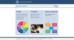 Desktop Screenshot of enhancingfeedback.ed.ac.uk