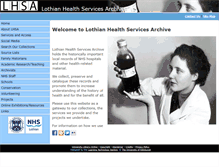 Tablet Screenshot of lhsa.lib.ed.ac.uk