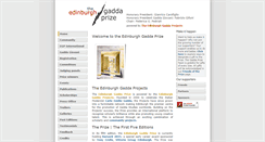Desktop Screenshot of gaddaprize.ed.ac.uk