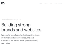 Tablet Screenshot of ed.com.au