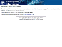 Tablet Screenshot of groups.inf.ed.ac.uk